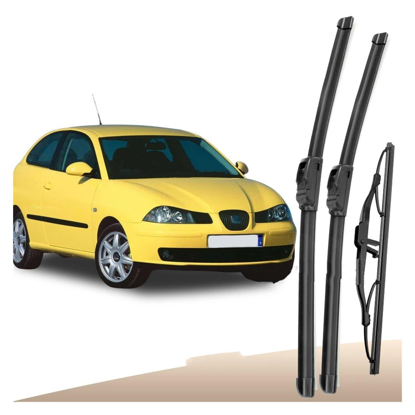 Escobillas limpiaparabrisas delanteras Para SEAT Ibiza 2002-2005 Escobillas Limpiaparabrisas Delanteras Traseras