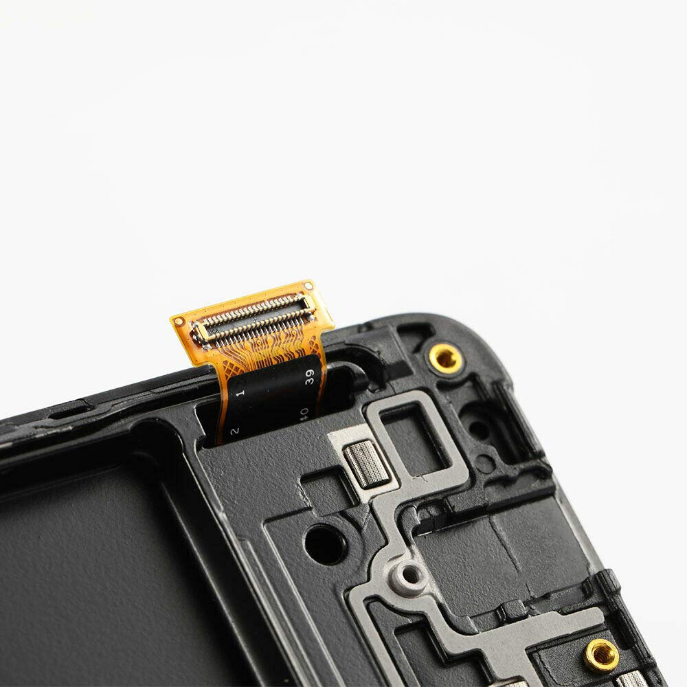 per Samsung Galaxy A71 2020 A715F/DS A715U A715U1 A715F OLED Display LCD Touch Screen Digitizer + Sostituzione Telaio Nero