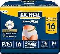 Roupa Íntima Bigfral Derma Plus P/M 16 Unidades