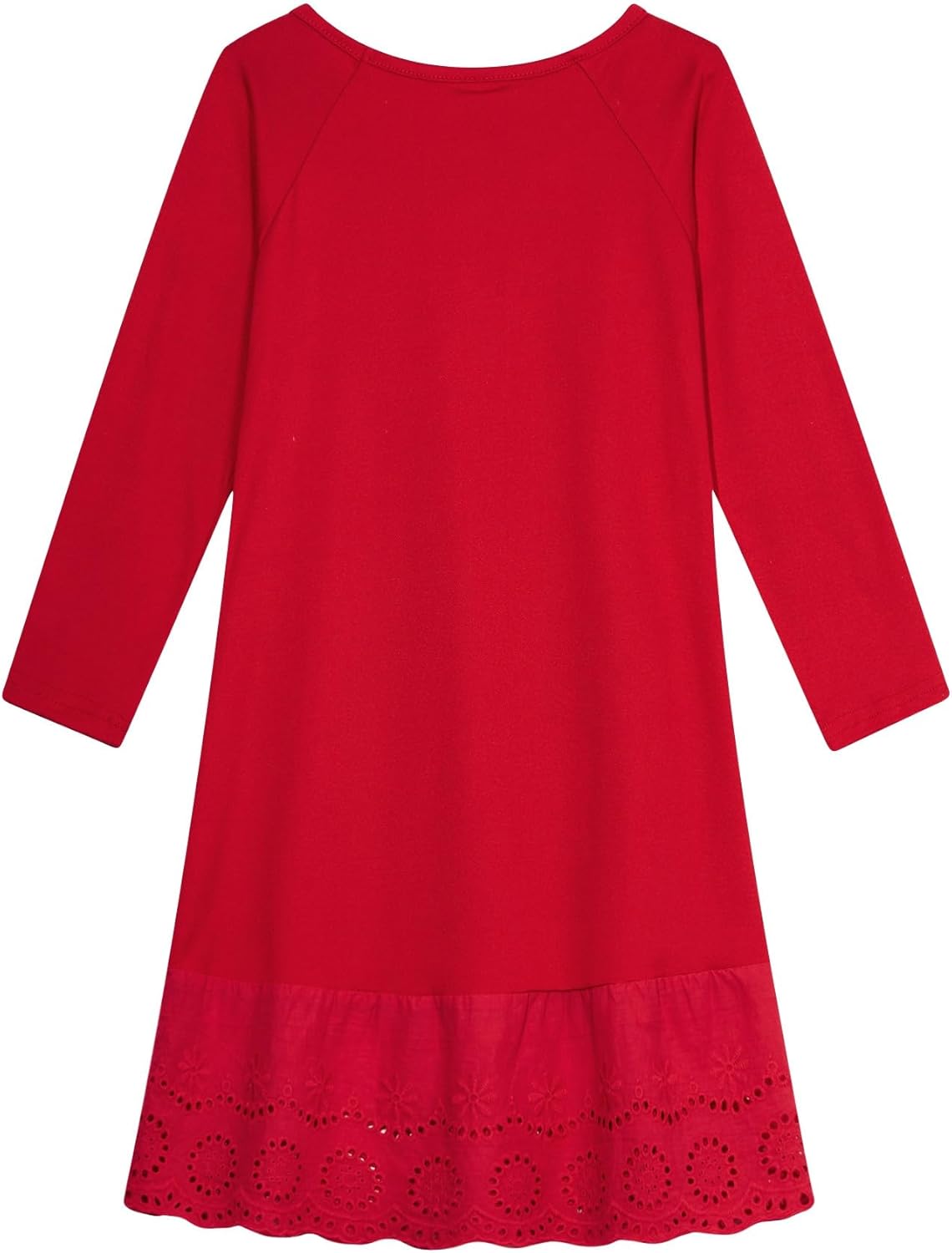 Vieille Girls Nightgowns Long Sleeve Princess Sleepwear Cute Kids Pajama Dress Size 5-12 Years - Image 2