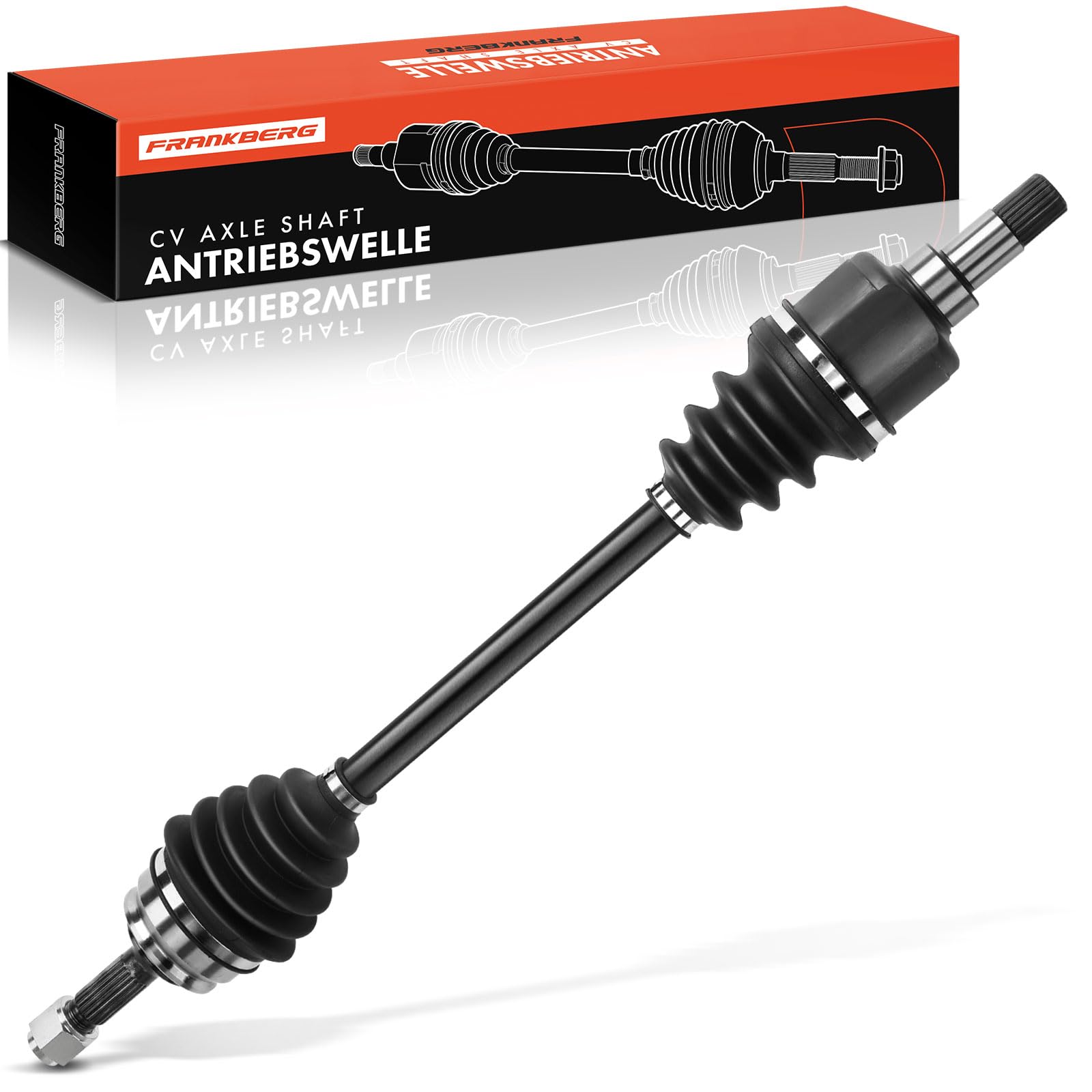 Frankberg Eje motriz Eje de transmisión Caja de cambios manual Eje delantero Izquierda Compatible con C3 II SC C3 III SX C3 III Van SX SY DS3 SA DS3 Cabriolet 208 I CA CC Replace# 9801388580