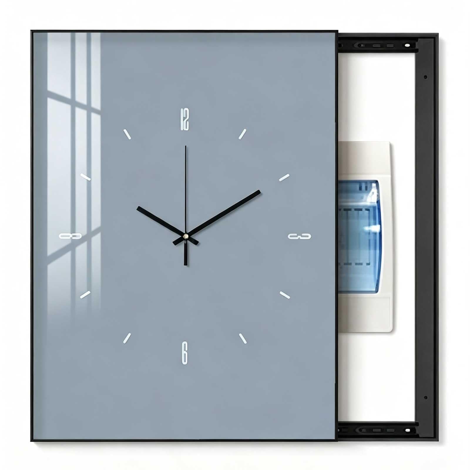 Tapa Cuadro Electrico con Reloj, Tapa Contador Luz Decorativa