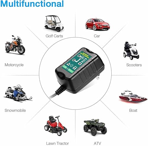 Miniatura 4 de Cargador de batería automático Mantenedor Motocicleta Trickle Float para Tender 6V 12V