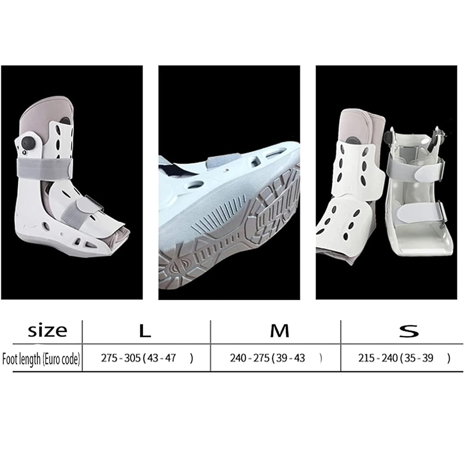 Botas Para Caminar Con Fractura, Férula Plantar Para Lesiones De Tobillo Y Pie, Cirugía, Esguince De Tobillo,S