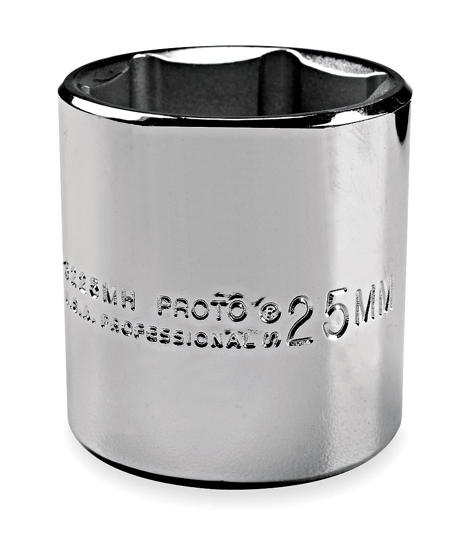 Stanley Proto 6-Punkt Steckschlüssel 1/2 Zoll Antrieb, 1/2 Zoll – Für Mehr Griff & Drehmoment