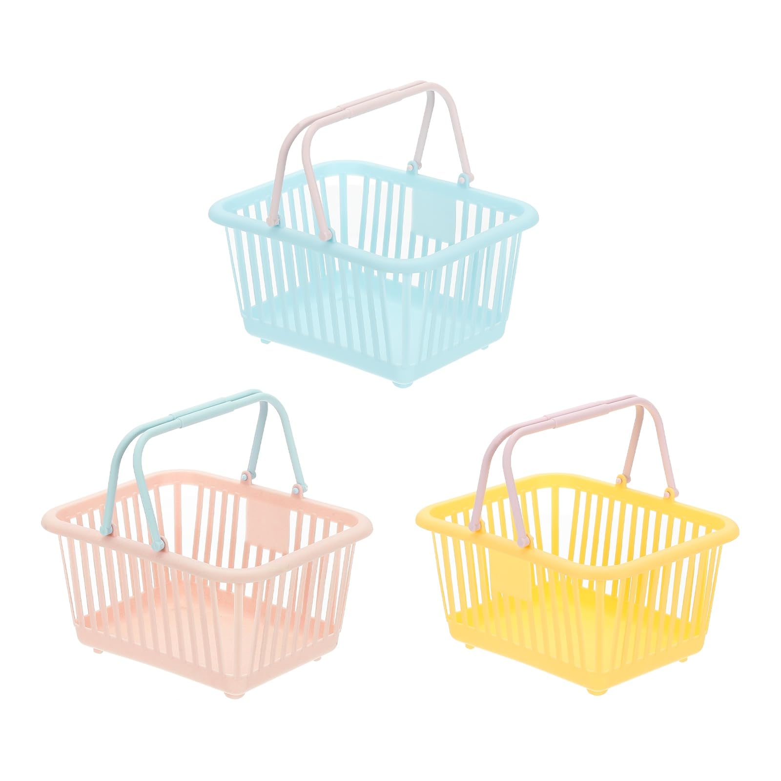 Petit panier de rangement plastique PATIKIL pour organiser les fruits et collations en cuisine