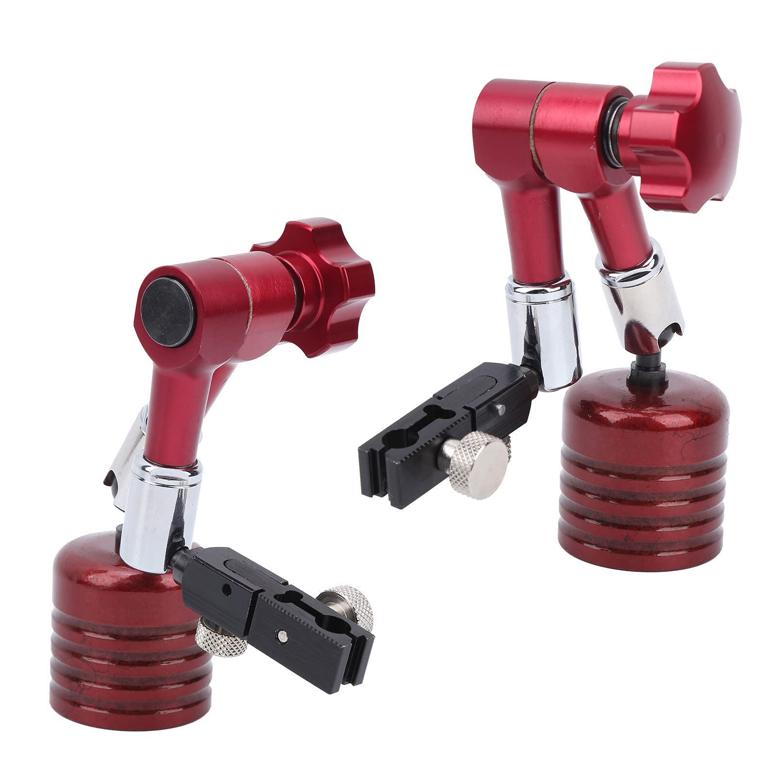 Bases Tbest, Support d'indicateur à Cadran Mini Base de Support à Levier Magnétique Puissant Réglable Universel de 50 Kg