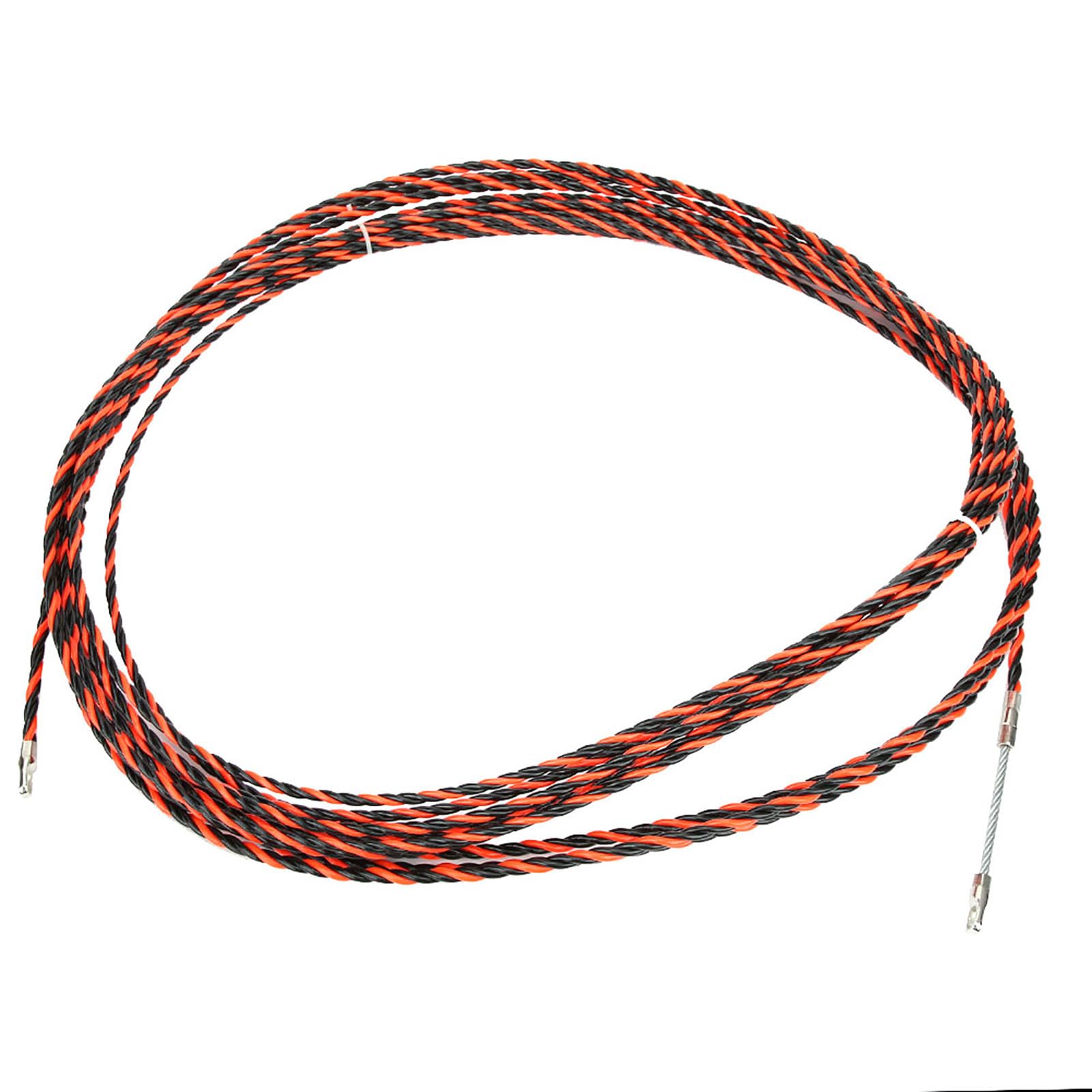 Enhebrador de cables eléctricos Dispositivo de enhebrado de electricista con 2 sujetadores de cables Líder flexible Terminales intercambiables Alta resistencia a la tracción para (25M (including two