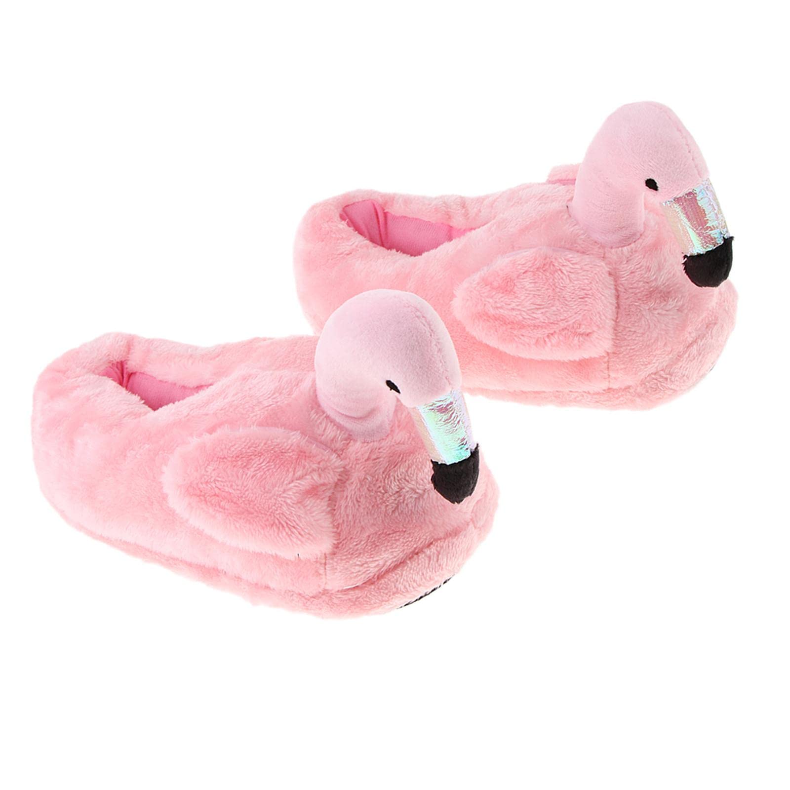Flamingo Soft Plush Warm Slippers Home Indoor Shoes Gifts Full Slippers Pink-image-38