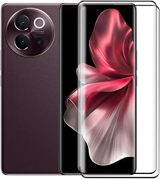[2 Pack] Screen Protector Compatible with Vivo V30e 5G 6.78", [Fingerprint Support] [Anti-Scratch] [Bubble Free] HD Clear Tempered Glass Screen Protector for Vivo V30e 5G.