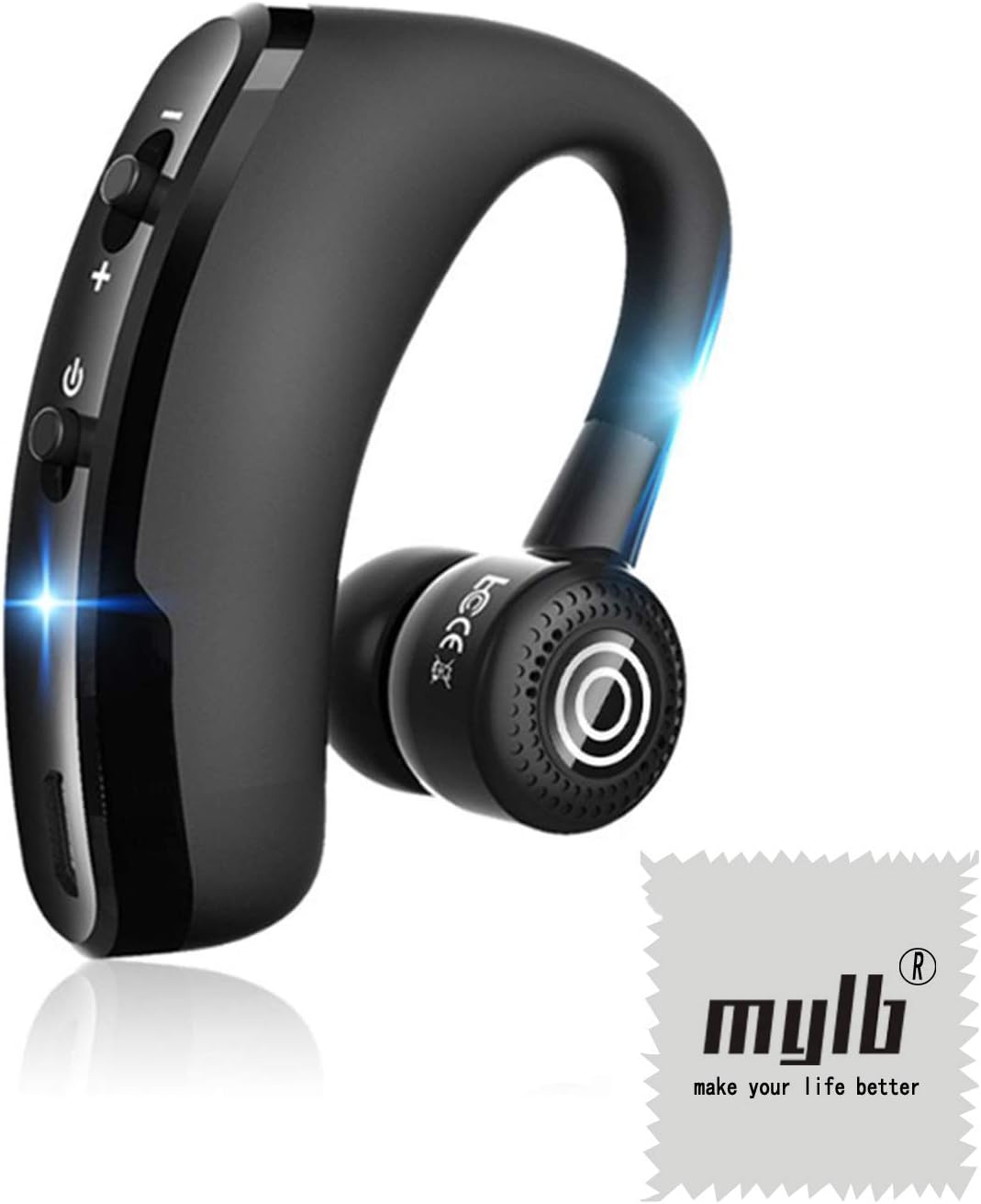 SOCINY Bluetooth Headset, Wireless Bluetooth Earpieces Hands Free Earset In-Ear Earbuds Earphones Noise Cancelling for Huawei Mate 20/20 Pro/20 Lite,Huawei P20 Pro/P20/P20 Lite etc.