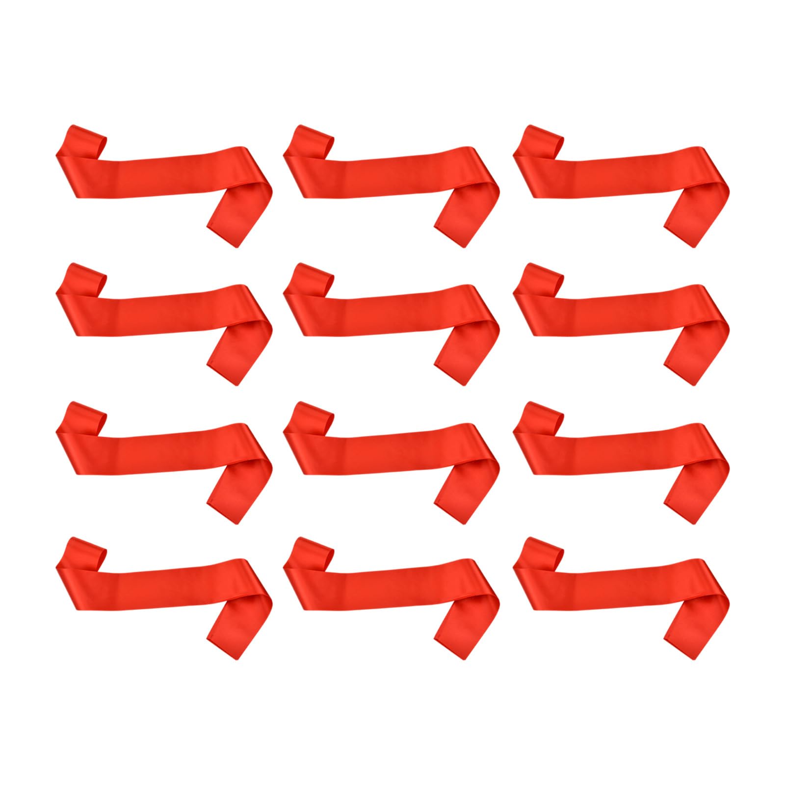 Carotoe Red Multipurpose Adjustable Party Straps Accessories For Weddings Birthdays Soft Satins Materials Blanks Sashes Customizable Party Shoulder Straps