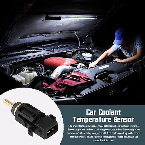 Miniatura 3 de Sensor de temperatura del refrigerante en la manguera inferior del radiador, sensor de temperatura del agua, reemplaza #13627788077, sensor de