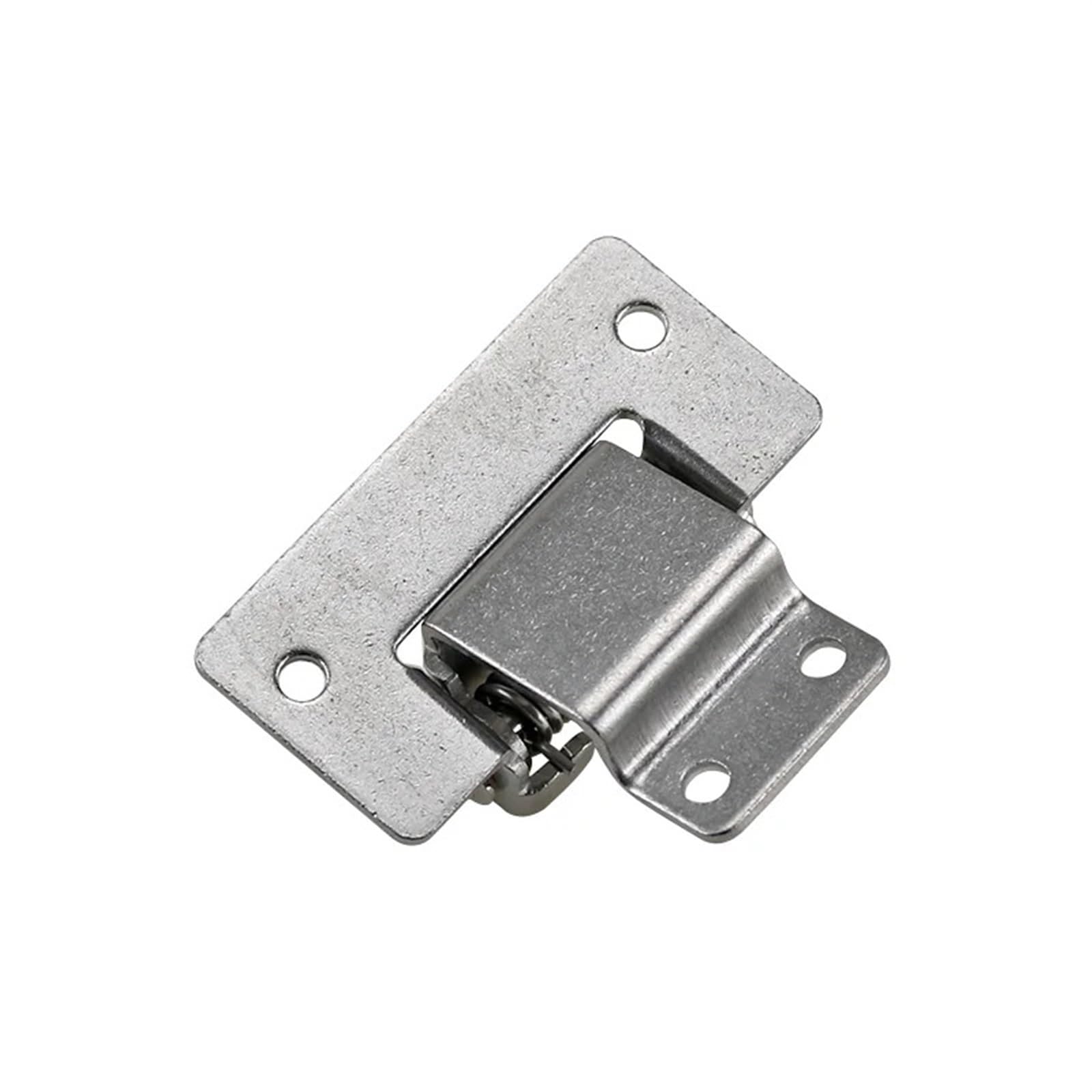 Bisagra de resorte de acero inoxidable HL128, rotación de 90 grados for reinicio y cierre automático, Ideal for puertas de armarios eléctricos, 1 ud.
