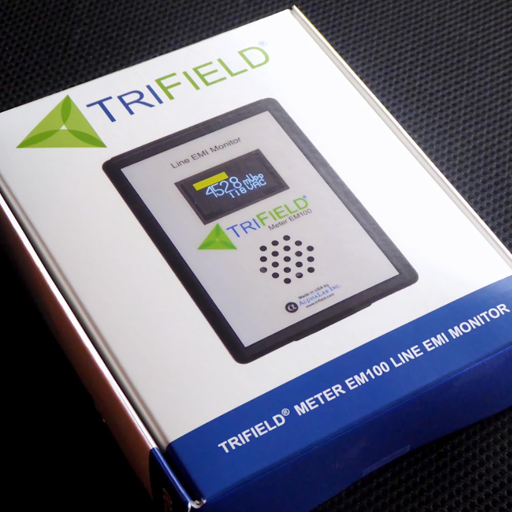 Dirty Electricity Meter by Trifield - Model EM100 - EMI Power Line Noise Analyzer | Know Your Electricity @ Home Office Shop - Made in USA by Alphalab Inc. product thumbnail 7