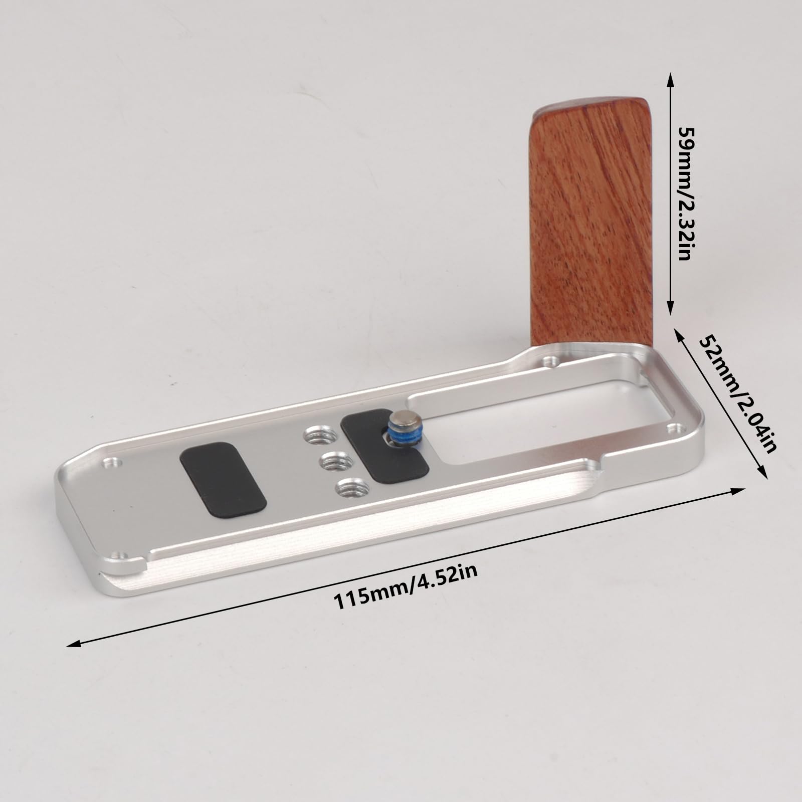 Impugnatura ergonomica in legno per fotocamera XM5 per migliorare le impugnature e un facile accesso alla batteria