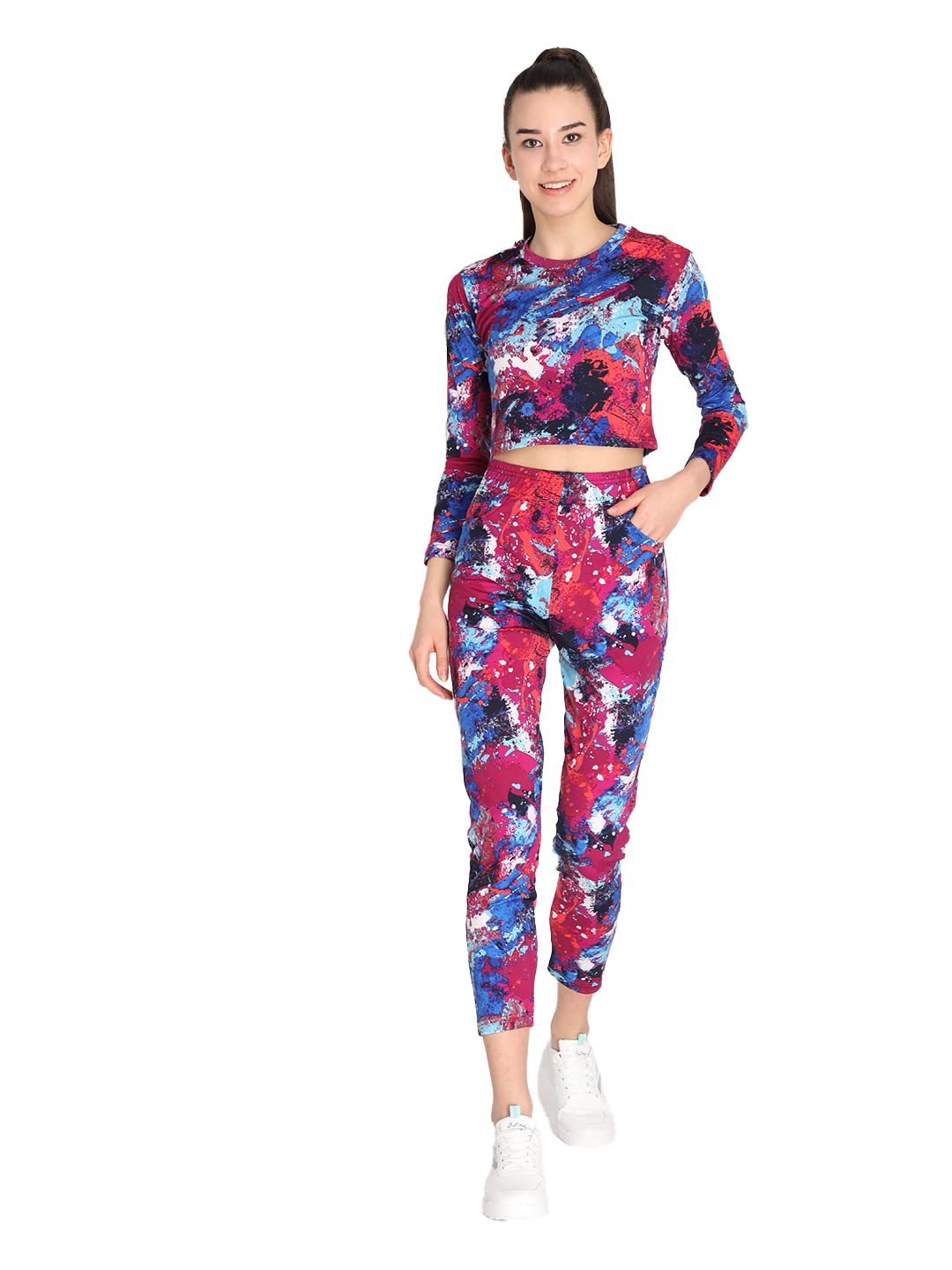 Women Casual Summer Track Suit Co-ord Set-image-41