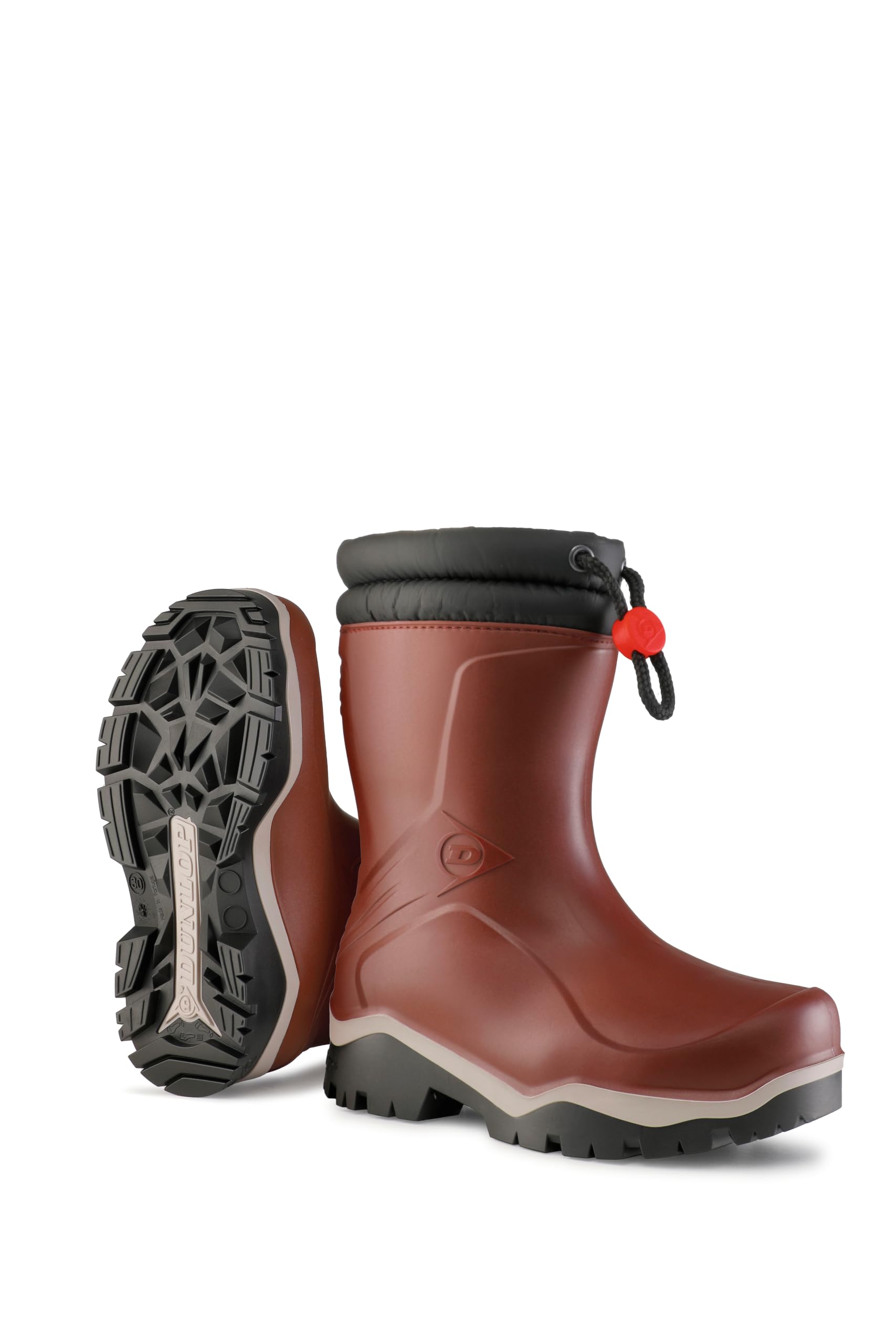 DUNLOP Stiefel MK0KV45 Kids Blizzard Burgunderrot/Grau/Schwarz