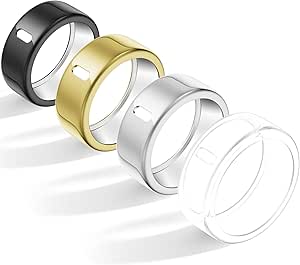 Cover Compatible for Oura Ring Gen 4/3 Horizon/Gen 3 Heritage, Surport Charging with Cover on, Anti-Scratch TPU Oura Ring Protector for Men Women Workout Gym