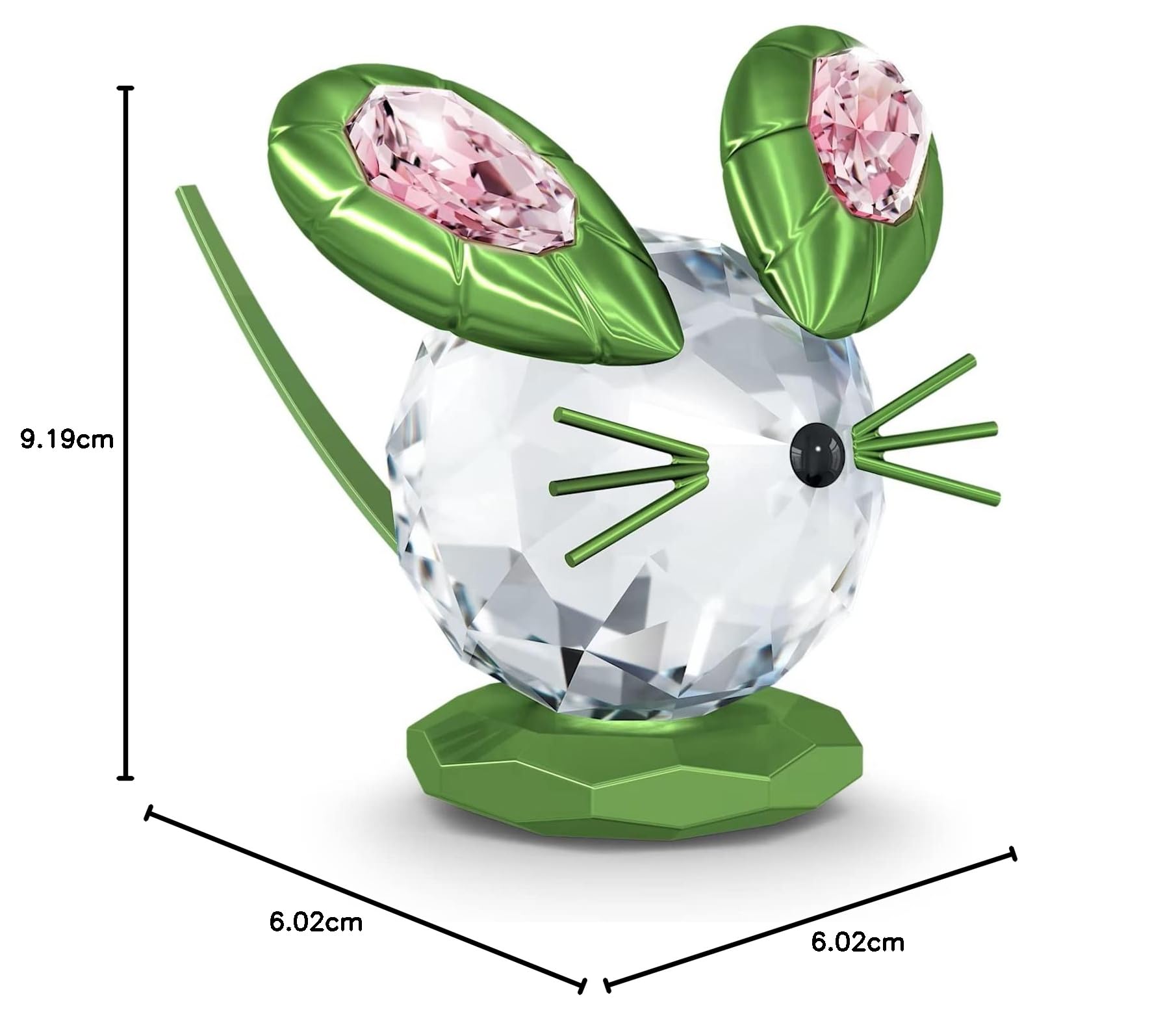 Amazon.co.jp: スワロフスキー マウス ダルシス グリーン L