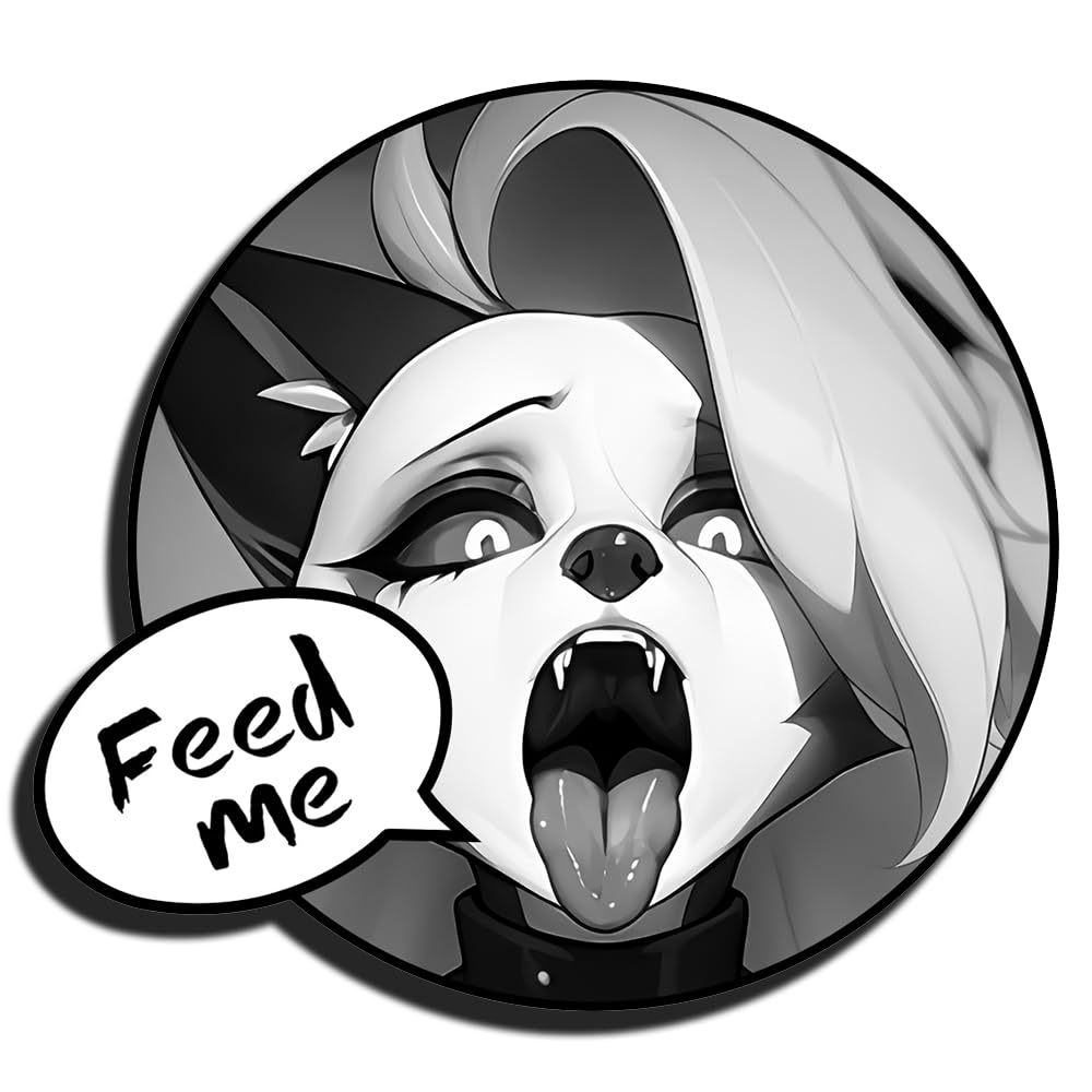 5.1" Sexy Furry Car Decals Loona Fill Me Up Stickers for Windows Fuel Tank Cap JDM SUV Bu…