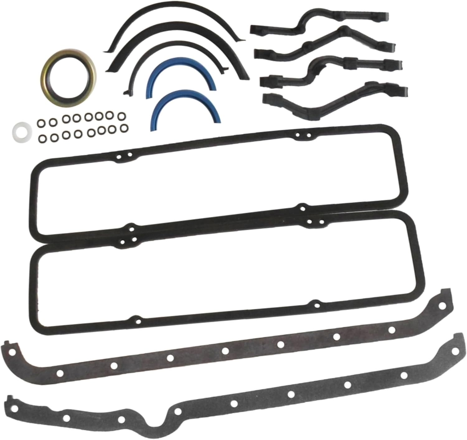 Engine Gasket w/Seal Silicone Compatible with Small Block Chevy 350 327 307 302 283 1957-1979 4.6L 4.9L 5.0L 5.4L 5.7L V8