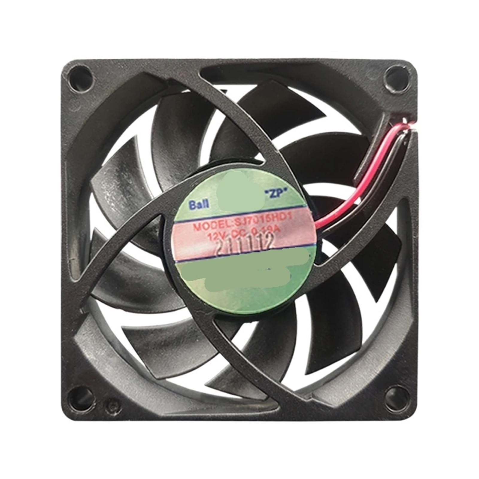 PEQYUACTE 7cm Fan SJ7015HD2 0.10A 24V 7015 70x70x15mm SJ7015HD1 DC Cooling Fan(Onecolor)