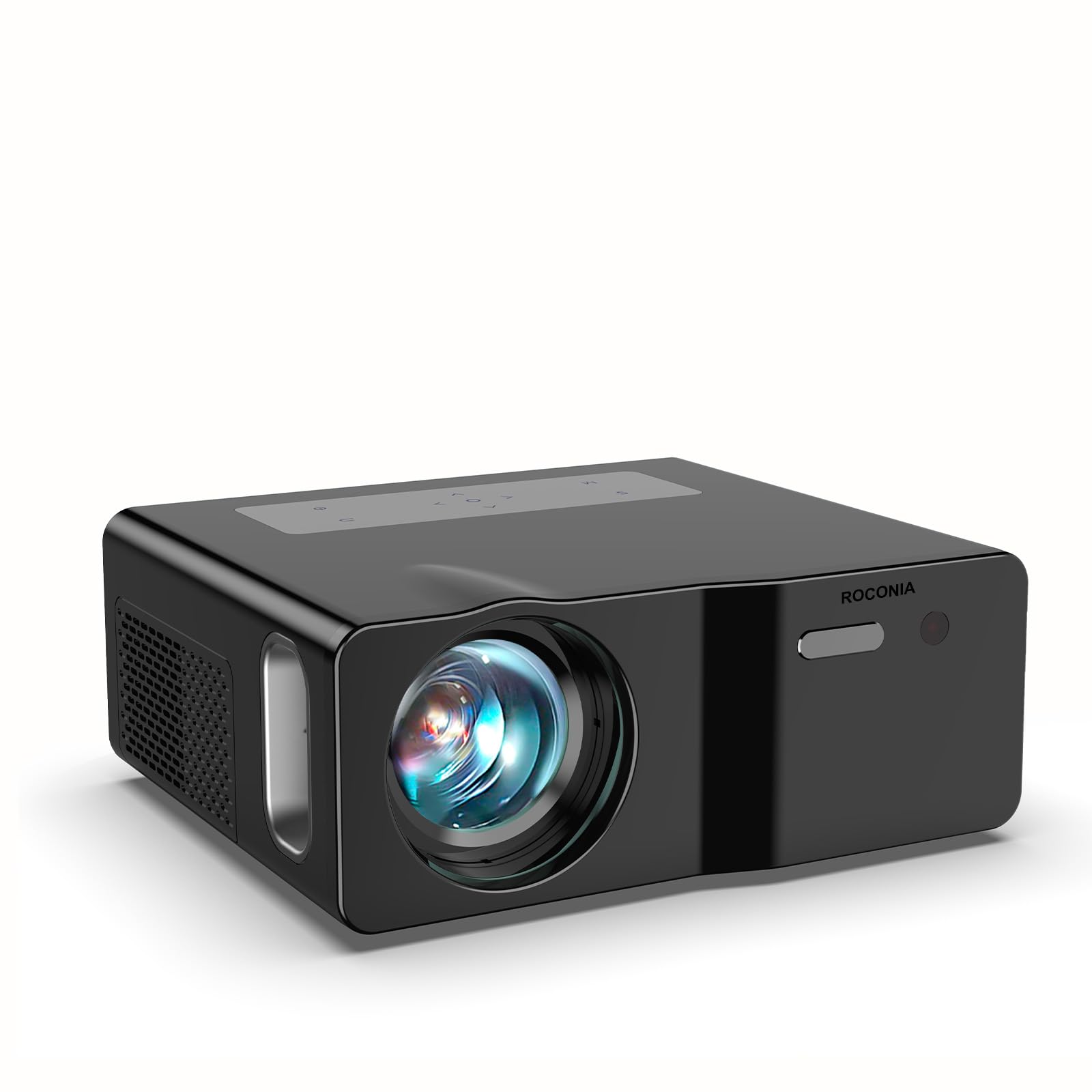 LQWELL Mini Projector, Supports 5G WiFi, BT5.0 With Android OS, Auto Keystone Correction, 220-Degree Angle, 130-Inch Display For Phone/PC/Xbox, 4K Home Theater, HDMI, 2025 Upgrade