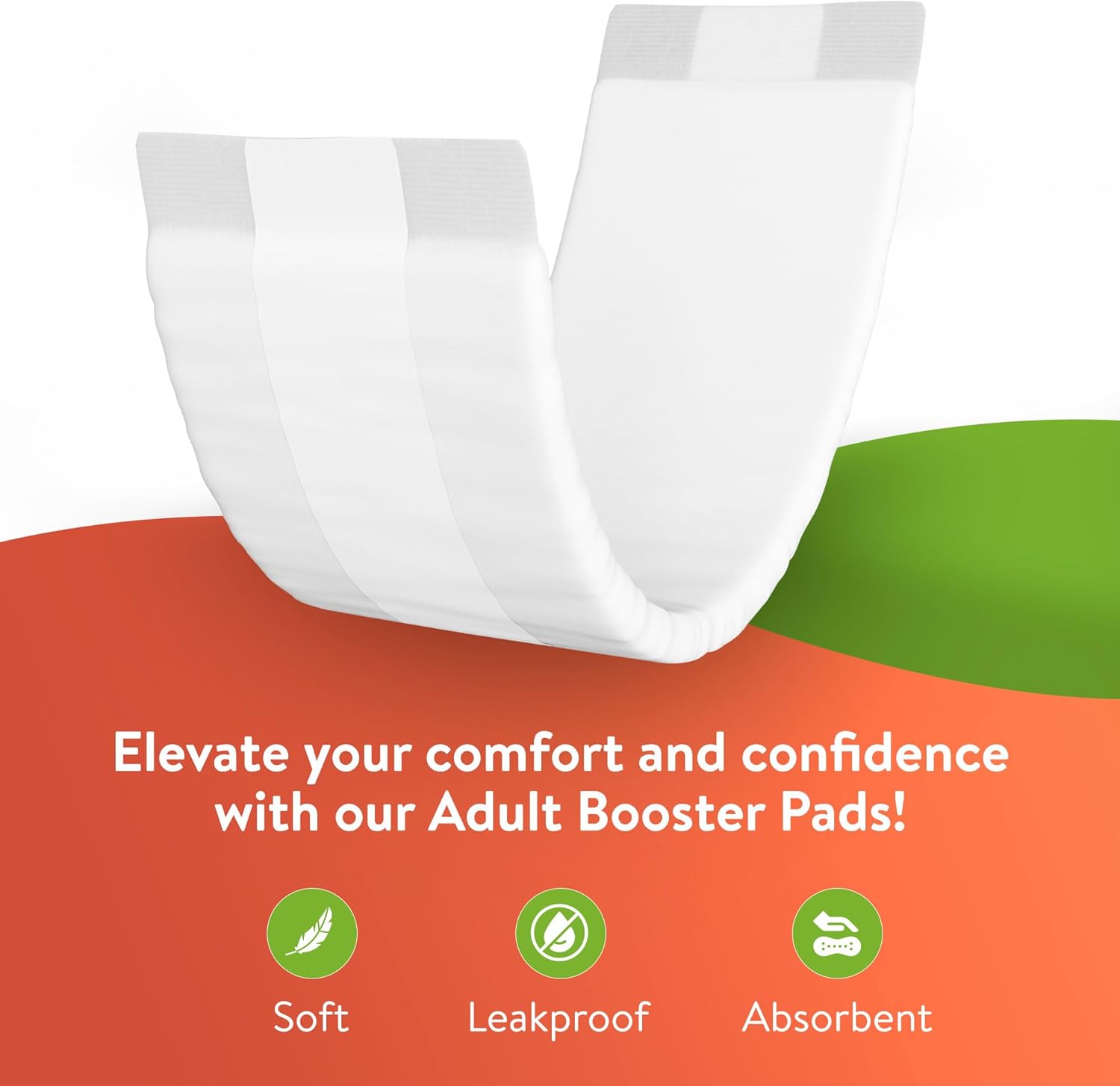 Inspire Incontinence Booster Pads Super Absorbent Extra Long | Pad Liner Women and Men | Inserts for Adult Diapers 5+ Cups Absorbency Money Back Leak Free Guarantee! - Image 2
