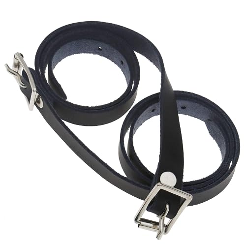 ENET 1 par de camisas de cuero de espolón correas de equitación de 50 cm para niños adultos