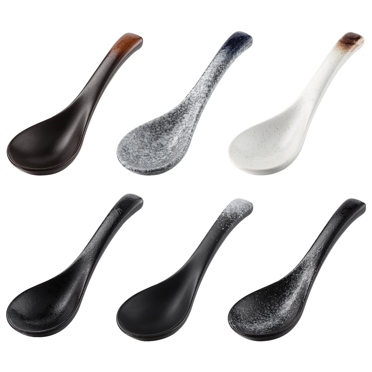 OnePine 255ml Zuppiera in Ceramica, Tazze da Zuppa con Manico, Ciotole
