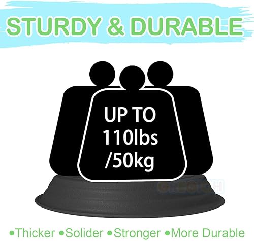 Miniatura 3 de GREGICH Paquete de 6 platillos de plástico para plantas, bandejas de goteo de 7.7 pulgadas en la parte inferior de 9.8 pulgadas en la parte