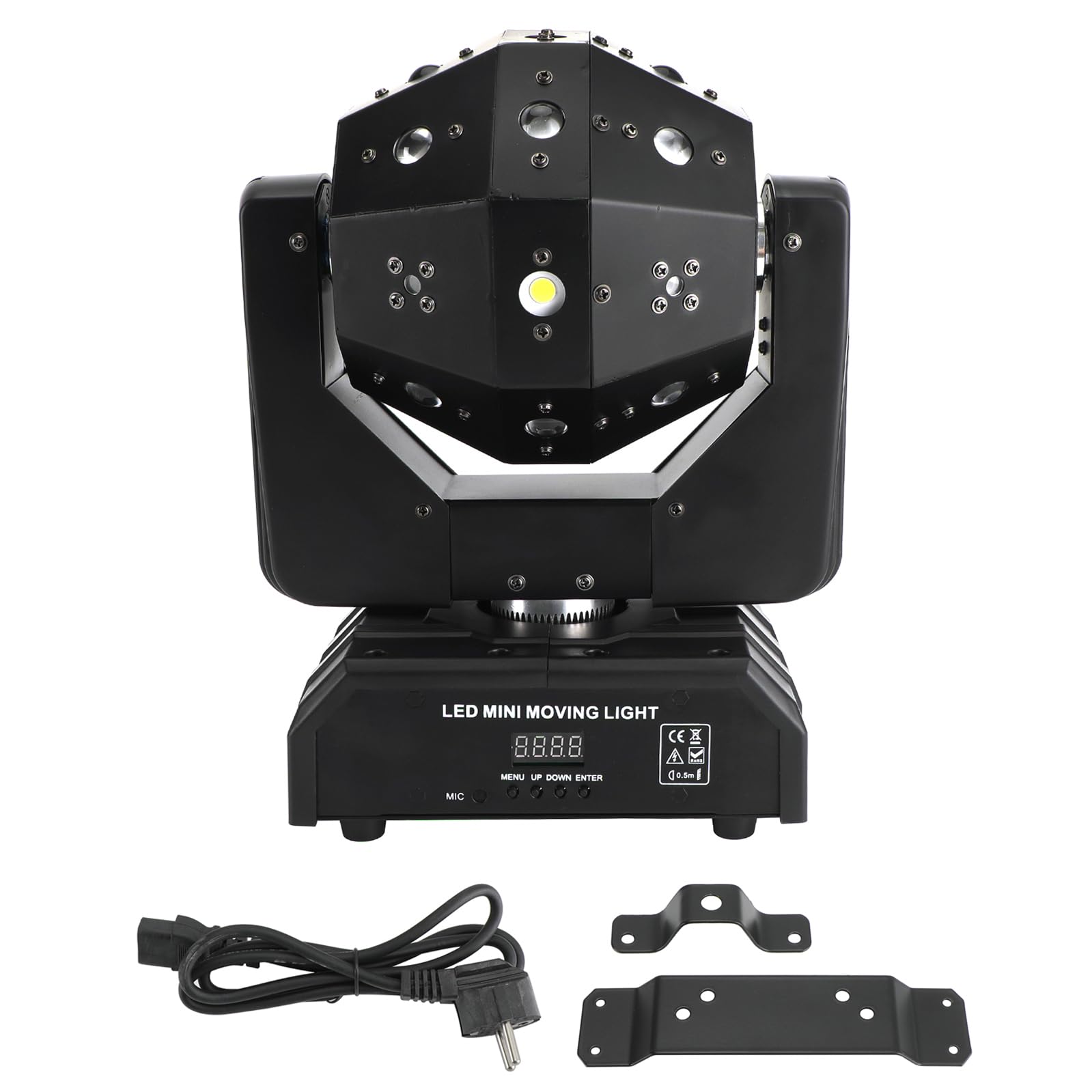 Bruce & Shark RGBW 3In1 LED Laser Moving Head Stage Light DMX DJ Disco Party Effektbeleuchtung 120W