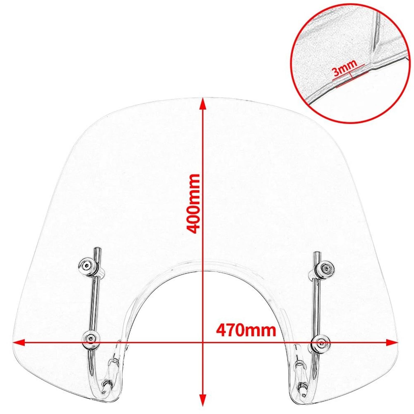 Per Piaggio Per Vespa LX50 LX 125 LX150 GT200 GTS 250 GTS 300 Parabrezza Per Moto Parabrezza Protezione Parabrezza Parabrezza Cupolino Parabrezza(Colore 2)