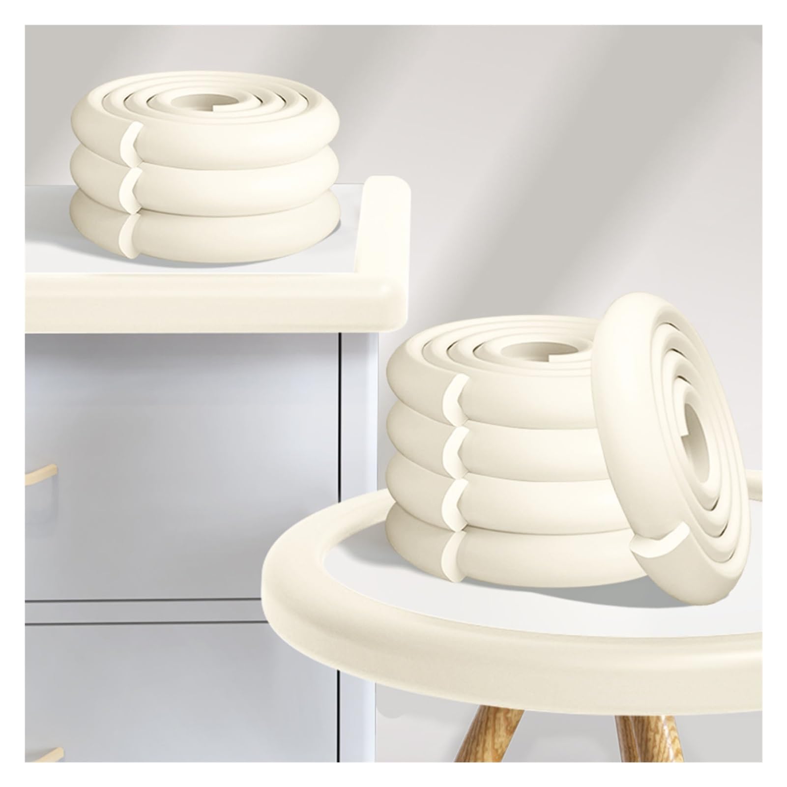 Mousse de protection table basse pour sécuriser le salon des enfants x4