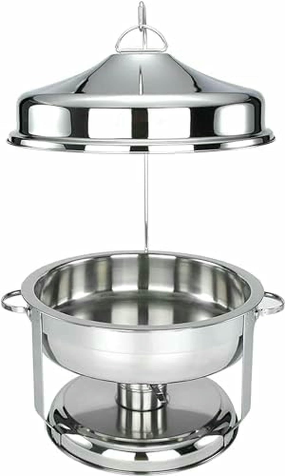 Chauffe-plats pour buffet de mariage et fêtes de famille réchaud rond 9 L