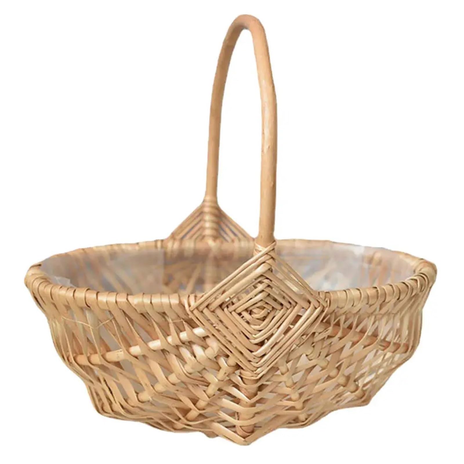 JFNKLFG Woven Plant Pot Woven Flower Basket Wicker Arrangement Living Room Bedroom Decoration Hand Baskets
