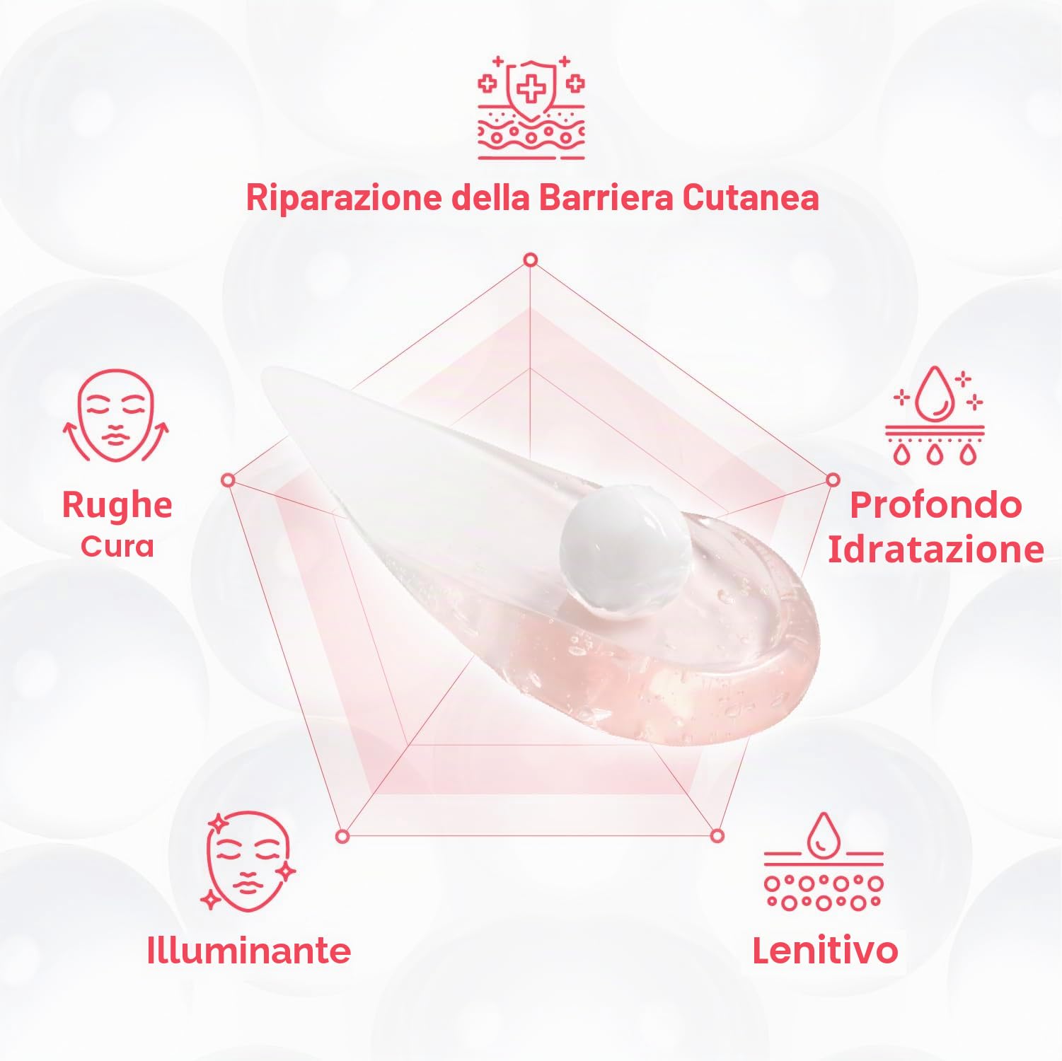 CENTELLIAN 24 Madeca Mela Capture Ampoule Capsule Cream - Crema Idratante Viso Anti-Età con Peptidi e Centella Asiatica, 55 ml