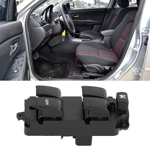 Miniatura 2 de Fydun Interruptor de elevalunas eléctrico BP1E-66-350 Interruptor de control de la ventana del lado del conductor del coche para 3 2004-2010