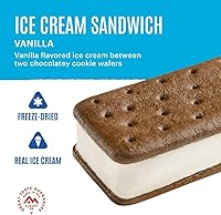 Vista 3 de Mountain House Sandwich de helado Alimentos liofilizados para mochileros y campamentos Listo para comer