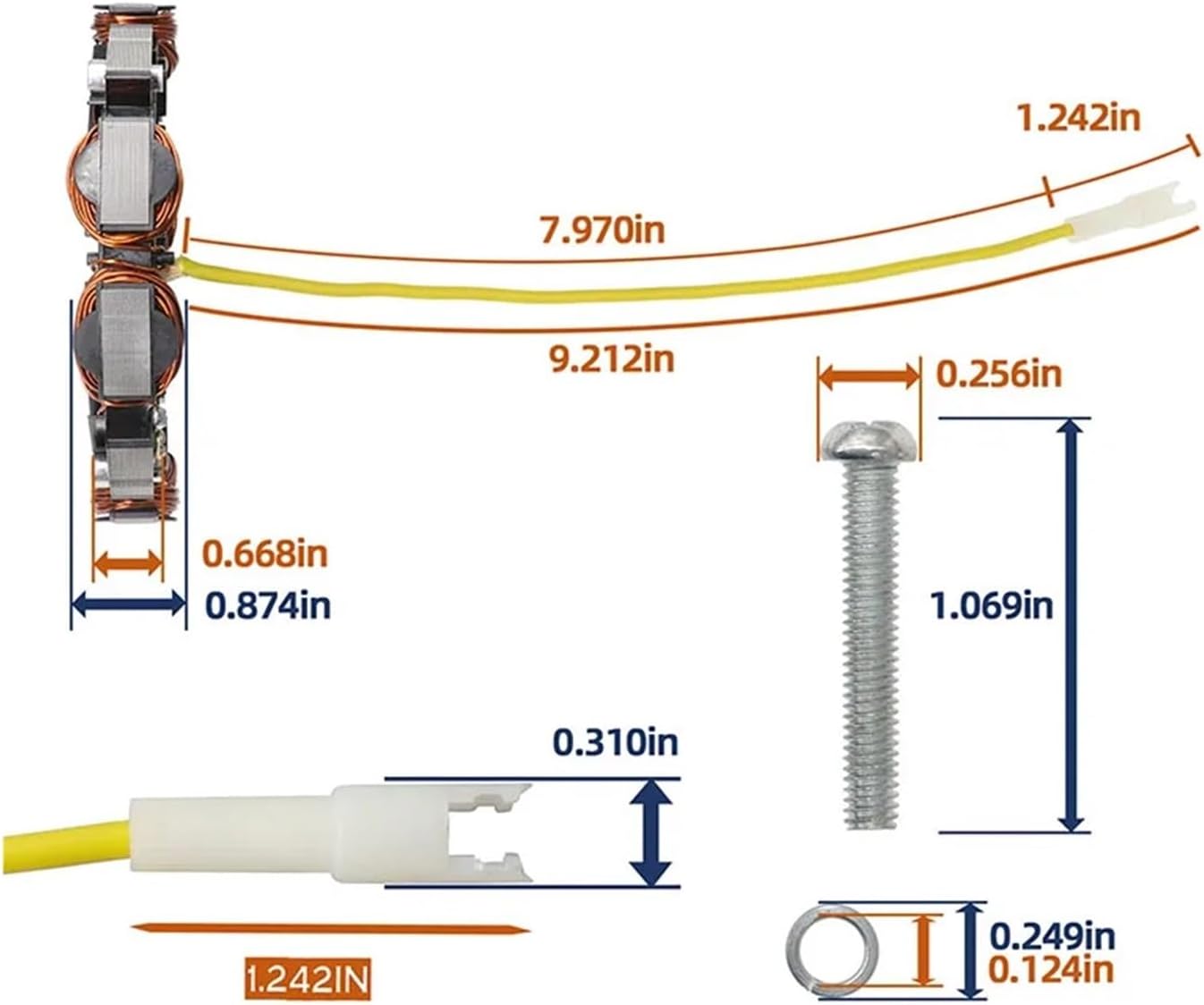 for Stator Alternator 592829 Replacement 691065 392595 356776