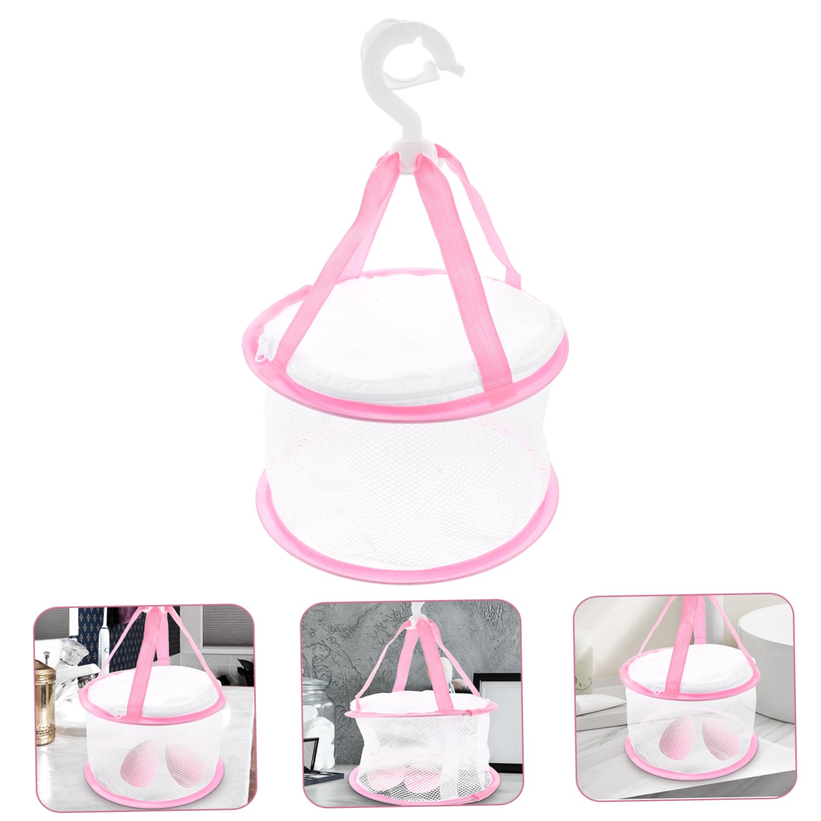 FOYTOKI 1 Set Makeup Brush Cleaning Bowl Set Makeup Brush Cleaner Mat Pad for Sponge Eyebrow Pencil Large Capacity Drying Net for Beauty Tools