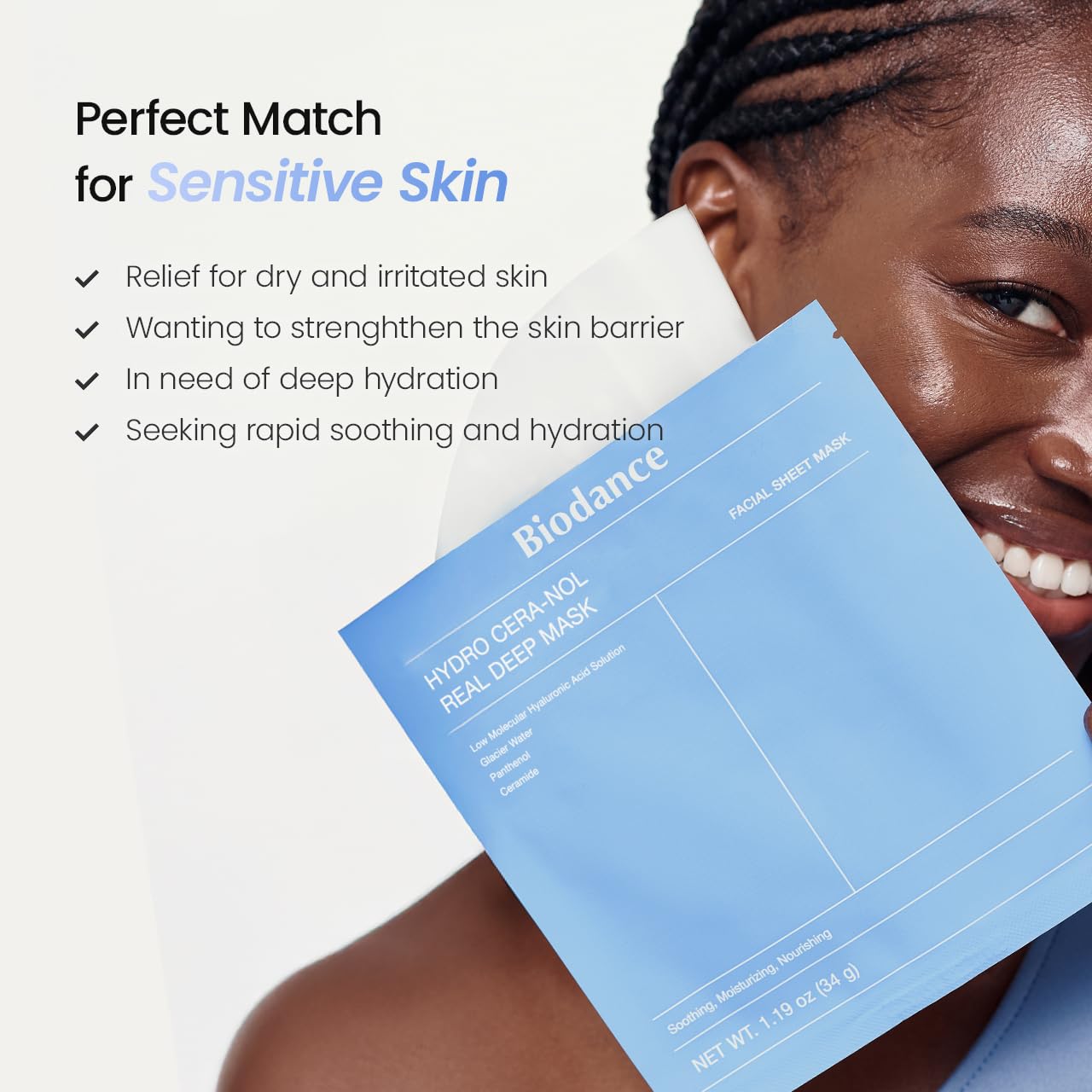 Amazon.com : BIODANCE Hydro Cera-nol Real Deep Mask, Hydrating
