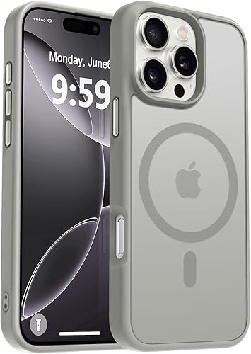 Vista 943 de MOCCA - Funda magnética resistente para iPhone 11 de 6.1 pulgadas, compatible con MagSafe, protector de pantalla de vidrio + protector de lente
