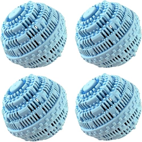 Miniatura 1 de Pelotas de lavandería de 4 piezas, bolas de detergente natural no químico para lavadora, bola de lavado ecológica y alternativa de detergente para