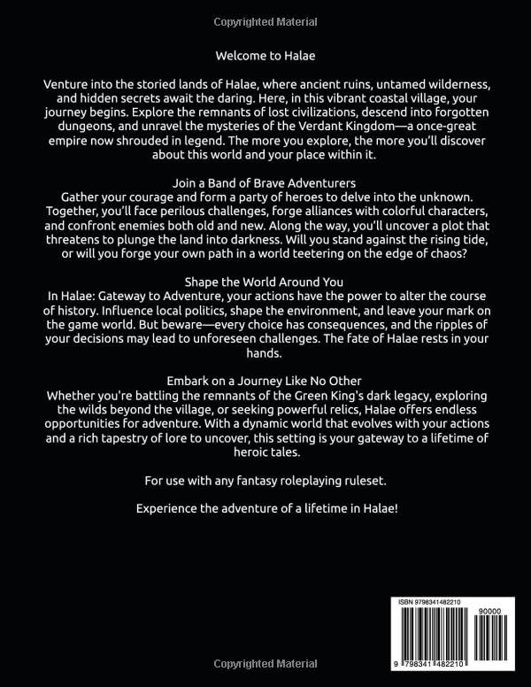 Halae: Gateway to Adventure: Campaign Setting for Your Fantasy Tabletop Roleplaying Game (TTRPG Campaign Series: Halae) - Image 2