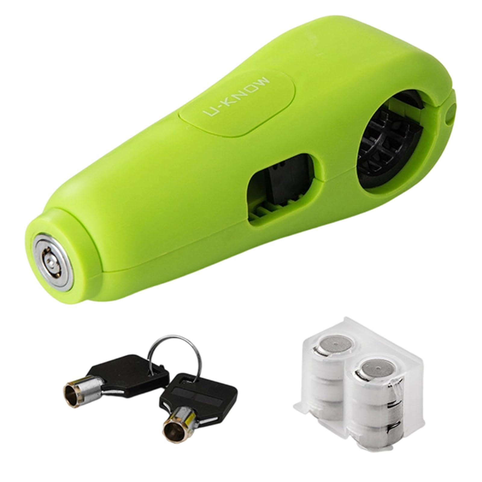 Hsioluted Green Anti Theft Motorcycle Handlebar For Scooters Atvs And Bikes Motorcycle Helmets Locks Anti Theft