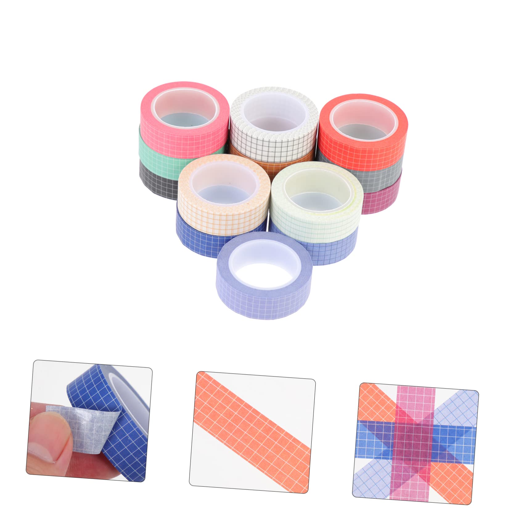 EXCEART 28rollos Cinta De Washi Para Manualidades y Scrapbooking De Autoadhesiva y De Usar Para y Álbumes De