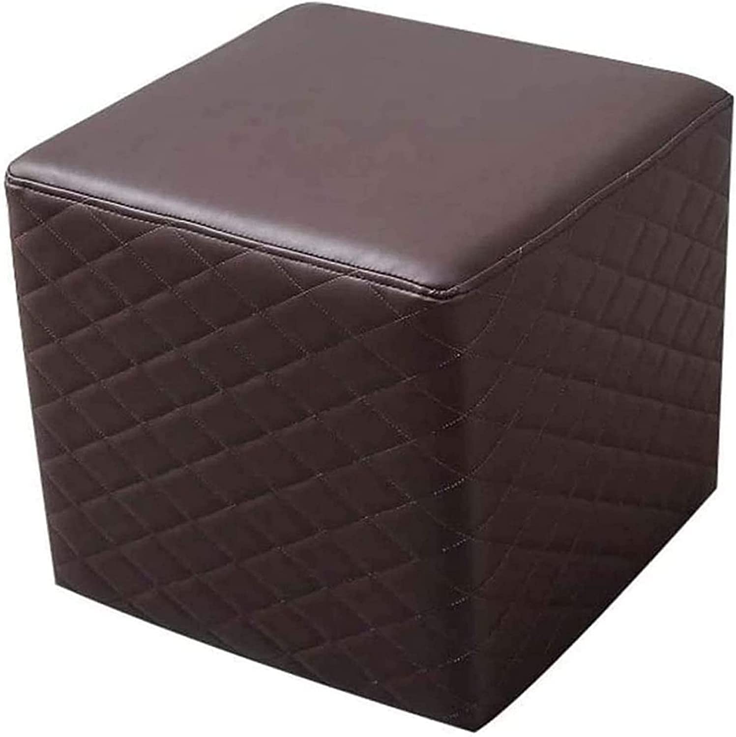 Repose-pieds en similicuir PU, tabouret rembourré et siège de rechange pour chaussures