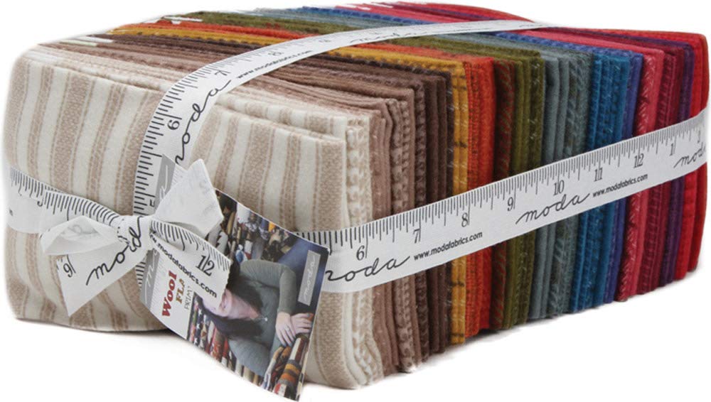 Primitive Gatherings Wool & Needle Flannel VI 40 Fat Eighths Moda Fabrics 1250F8F